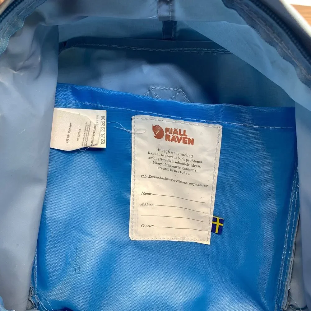 Fjallraven - Kanken‎ Mini Classic Backpack, Blue Ridge, One Size